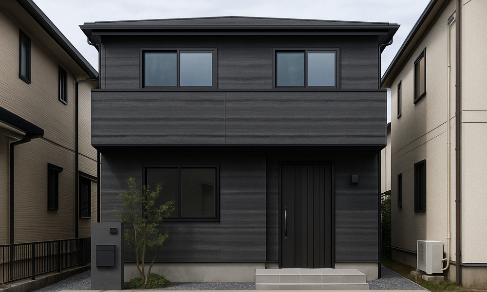 モダン×シックなグレーカラーが映える都市型住宅